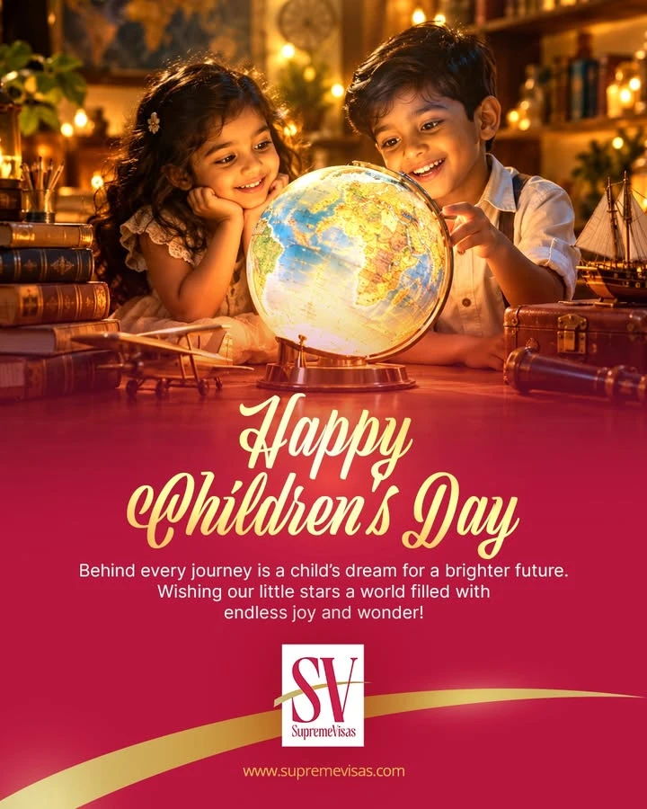 Supreme Visas Official Facebook Post - Children's Day